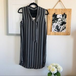 Who What Wear Striped Shift Dress
